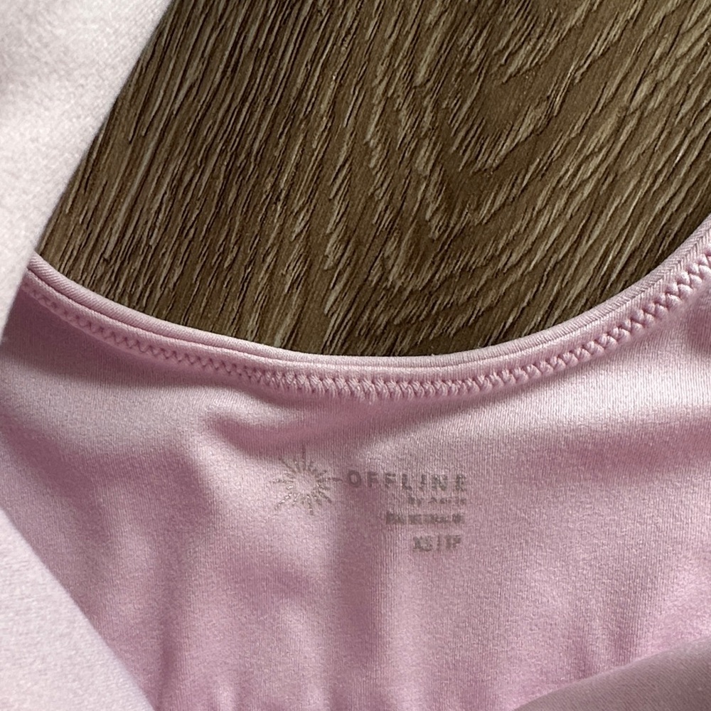 Pink‎ and Blue Crop Tops Size XS Athletic Workout - Picture 2 of 4